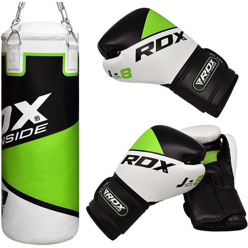 RDX 2FT GREEN PUNCH BAG & GLOVES SET-5